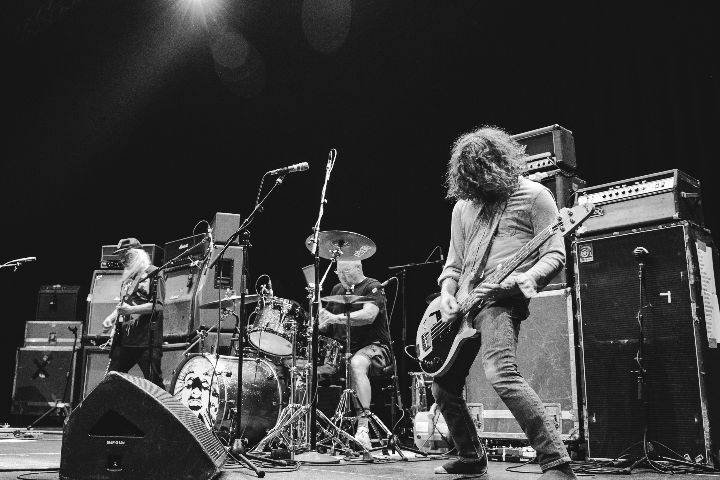 Fans at a Dinosaur Jr. concert